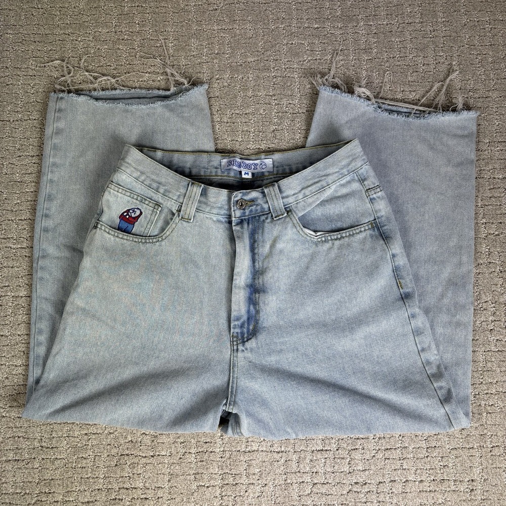 Polar Skate Co Big Boy Jeans Light Blue Baggy Skate Pants Mens Size Medium